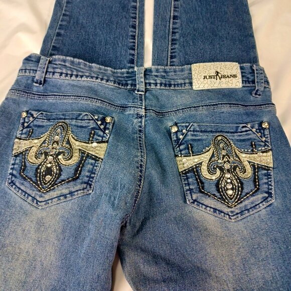 Just Jeans Mid-Rise Straight Leg Size 9 Juniors - Picture 1 of 9